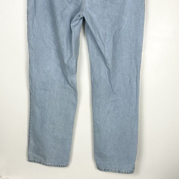 Good American Good 90s Womens Light Blue Denim Jeans Size 12 31 GNIC206T - Picture 9 of 13